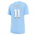Manchester City Jeremy Doku #11 Voetbalkleding Thuisshirt Dames 2023-24 Korte Mouwen